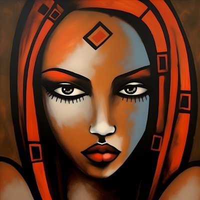 アフリカ女性3 作： Kurt Heppke