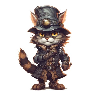 擬人化されたかわいい猫3 作： Kurt Heppke