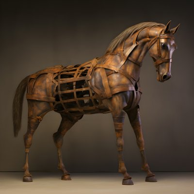 擬人化された馬 4 作： Kurt Heppke