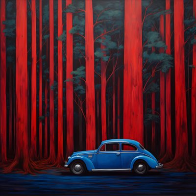赤い森の青い車 2 作： Kurt Heppke