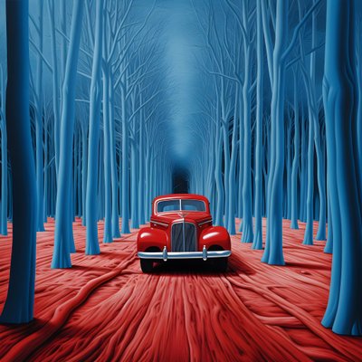 赤い森の青い車 3 作： Kurt Heppke