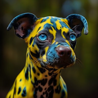 一匹のエイリアン、パート毒矢カエル＋パート犬1 作： Kurt Heppke