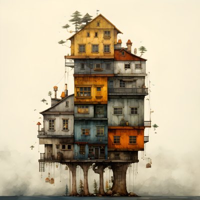 大小一軒ずつ 4 作： Kurt Heppke