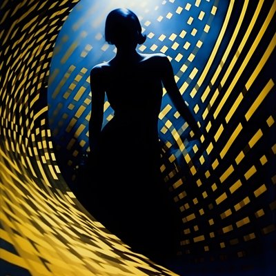 女性の曲線、シュールな写真 1 作： Kurt Heppke