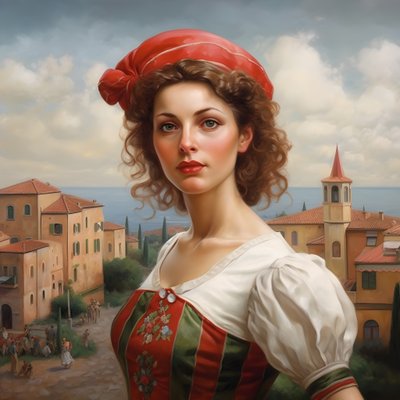 イタリア女4 作： Kurt Heppke