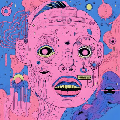 ピンクフェイス4 作： Kurt Heppke
