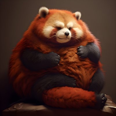 レッサーパンダの肥満児1 作： Kurt Heppke