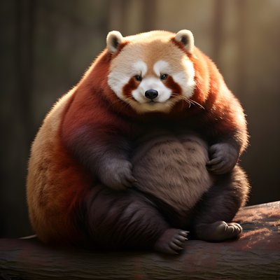 レッサーパンダ肥満人間の子供4 作： Kurt Heppke
