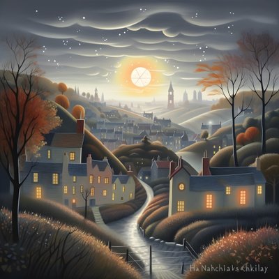 ロマンチックな風景 3 作： Kurt Heppke