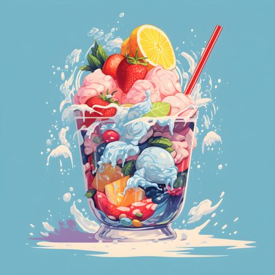 かき氷 1 作： Kurt Heppke