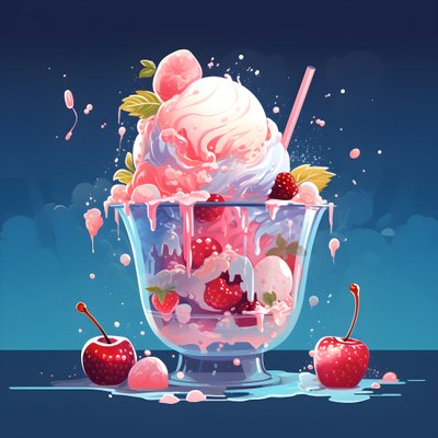 かき氷 4 作： Kurt Heppke