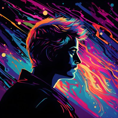 虚空、霧、宇宙、宇宙を見つめる。1 作： Kurt Heppke