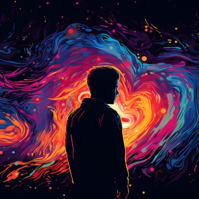 虚空、霧、宇宙、宇宙を見つめる。4 作： Kurt Heppke