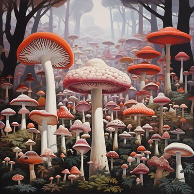 たくさんのキノコ 2 作： Kurt Heppke