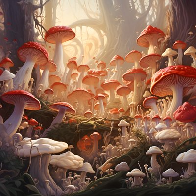 たくさんのキノコ 3 作： Kurt Heppke