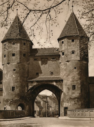山の上で。 Nabburger Tor、1931年 作： Kurt Hielscher