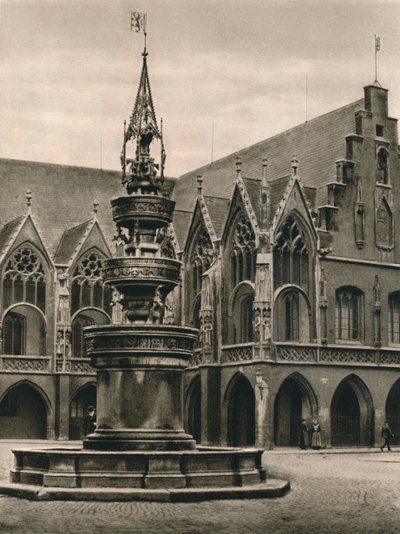 ブラウンシュヴァイク、旧市街のタウンホール、1931 作： Kurt Hielscher