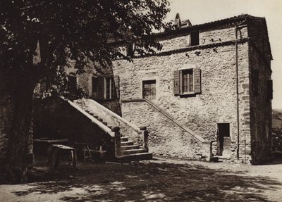イタリア: プレダッピオ、デューチェの発祥の地 (白黒写真) 作： Kurt Hielscher