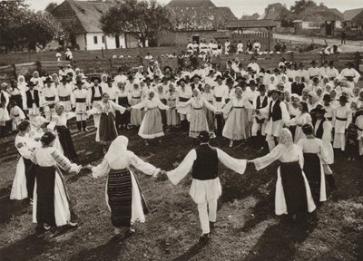 ルーマニア: ルス・バルガウルイ、ホラ (白黒写真) 作： Kurt Hielscher
