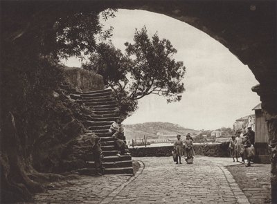 スペイン: 通路 (白黒写真) 作： Kurt Hielscher