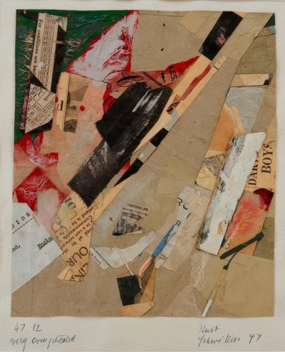 47 12非常に複雑 作： Kurt Schwitters