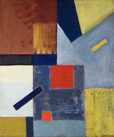 抽象的な構成;抽象的な構成、1923-1924 作： Kurt Schwitters