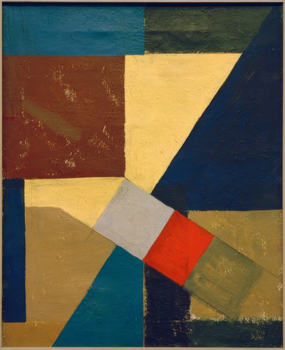 抽象的な構成 作： Kurt Schwitters