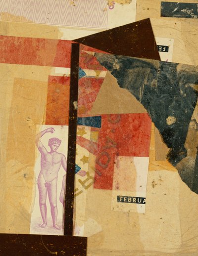 2月のアポロ。アポロイムフェブラール、1945 作： Kurt Schwitters