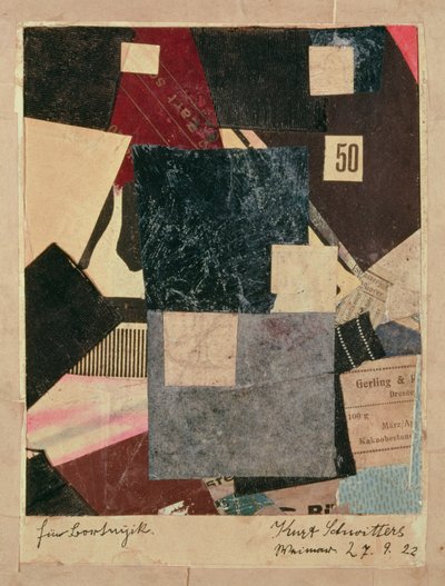 作曲、1922 作： Kurt Schwitters
