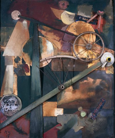 高貴な女性のための建設（Konstrucktion edle fur Frauen 作： Kurt Schwitters