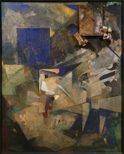 ヘアライン画像 作： Kurt Schwitters