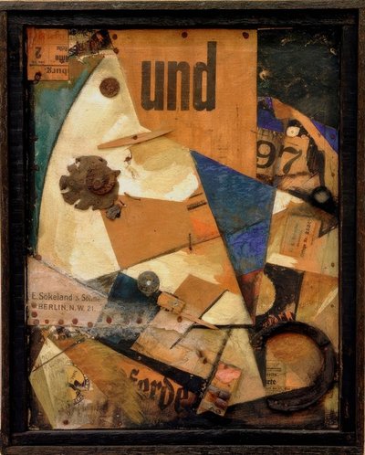 と画像 作： Kurt Schwitters