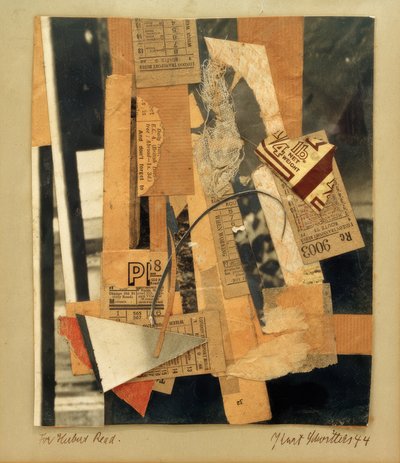 ハーバート・リードの場合 作： Kurt Schwitters