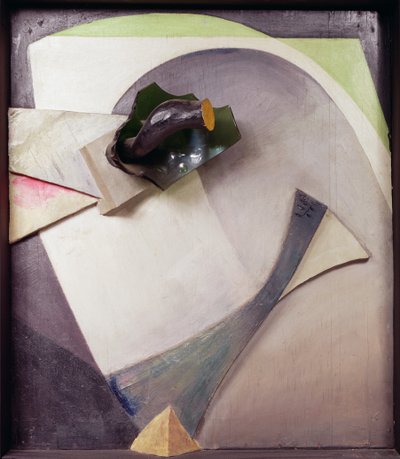 グラスフラワー、1940 作： Kurt Schwitters