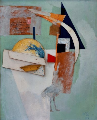 Halbmond Ugelvik 作： Kurt Schwitters