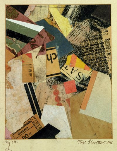MZ 318 CH。、1921 作： Kurt Schwitters