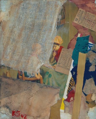 Merz 42-古いマスターのよう 作： Kurt Schwitters