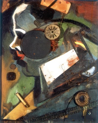 メルツビルド1A（医師） 作： Kurt Schwitters