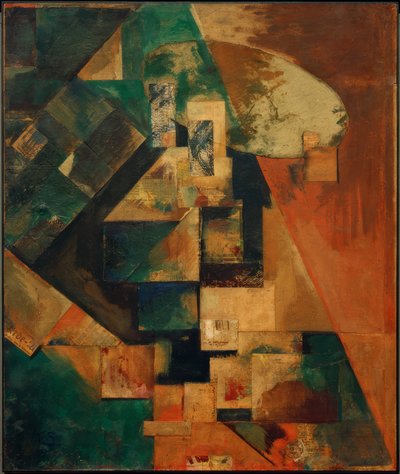 Merz絵1赤十字のB絵 作： Kurt Schwitters