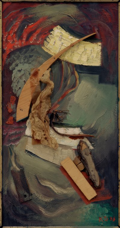 藻とメルツの写真 作： Kurt Schwitters