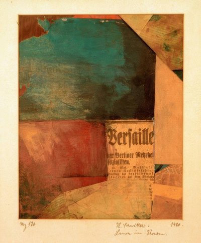 Mz180。部屋が空です 作： Kurt Schwitters