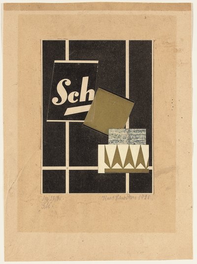 Mz 26.45 Sch. 作： Kurt Schwitters