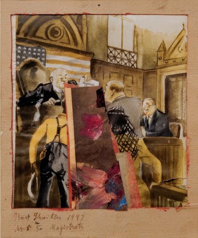 Mz X 5治安判事 作： Kurt Schwitters