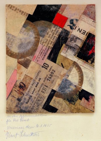 Mzオレンジポッドなし 作： Kurt Schwitters