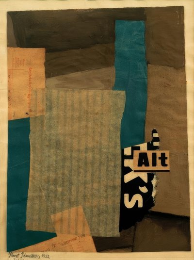 無題（旧） 作： Kurt Schwitters