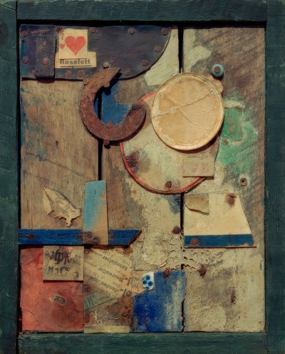 無題（メルツビルドロスフェット） 作： Kurt Schwitters