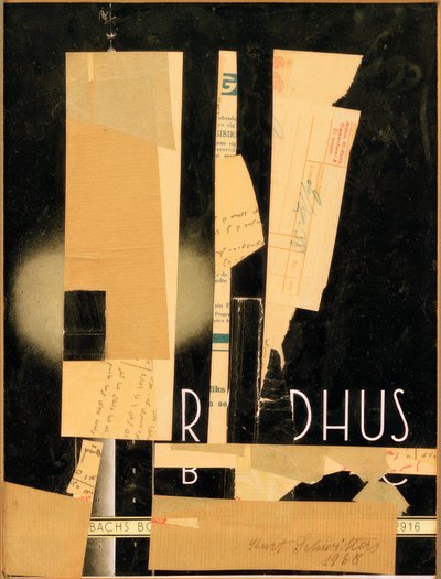 無題（R DHUS） 作： Kurt Schwitters
