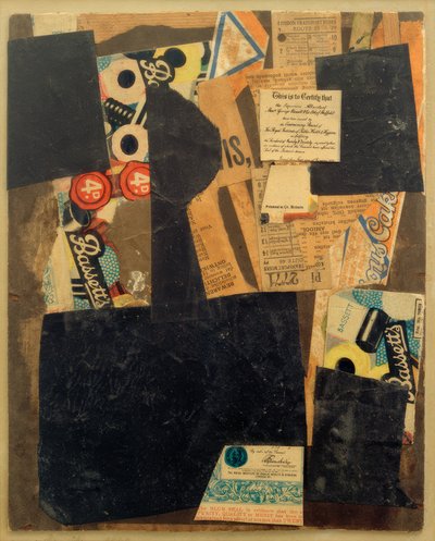 Ohne Titel（これはそれを認証することです） 作： Kurt Schwitters