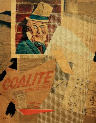 無題（WCフィールド） 作： Kurt Schwitters
