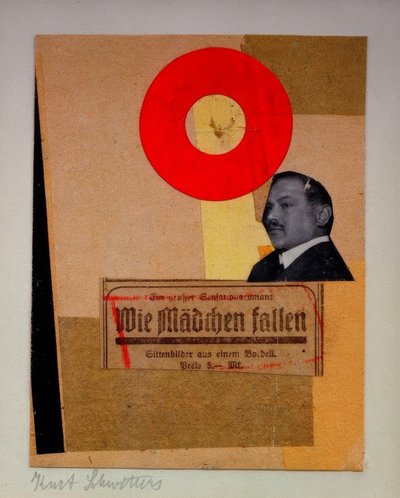 無題（How Girls Fall） 作： Kurt Schwitters